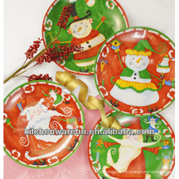 Haonai new ceramic products,ceramic plate with animal design